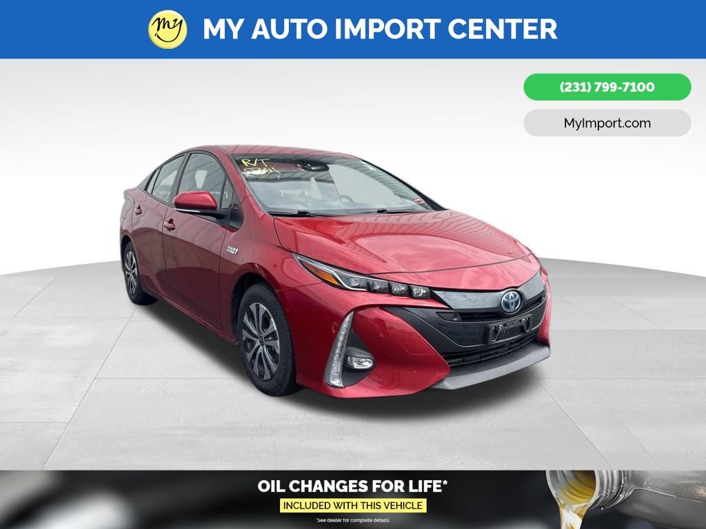Red 2022 Toyota Prius Prime Hatchback Front-Wheel Drive Continuously Variable Transmission