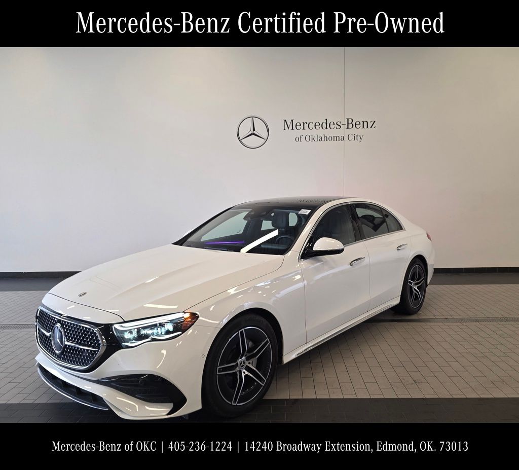 Polar White 2025 Mercedes-Benz E-Class E 350 RWD Sedan Rear-Wheel Drive 9-Speed Automatic