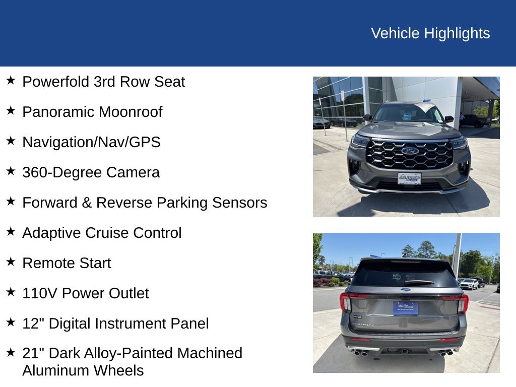 2025 Ford Explorer Platinum