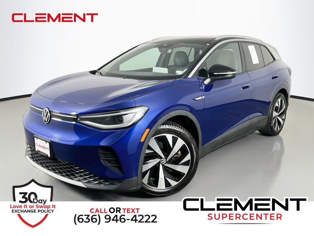 Blue Metallic 2021 Volkswagen ID.4 SUV / Crossover Rear-Wheel Drive Automatic