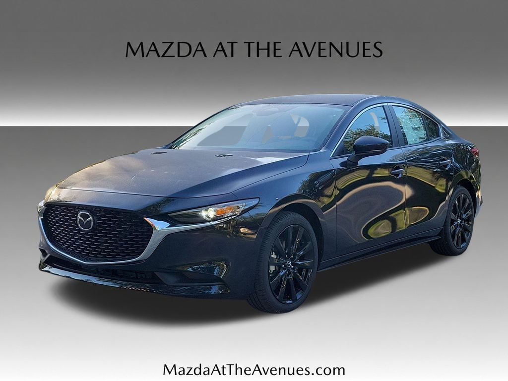 Jet Black 2026 Mazda MAZDA3 Sedan Front-Wheel Drive 6-Speed Automatic