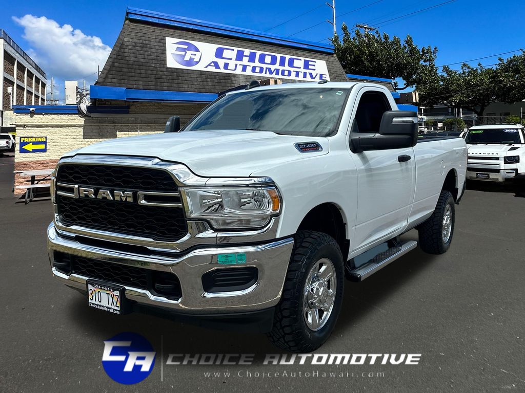 Bright White Clearcoat 2023 RAM 2500 Pickup Truck Four-Wheel Drive 8-Speed Automatic