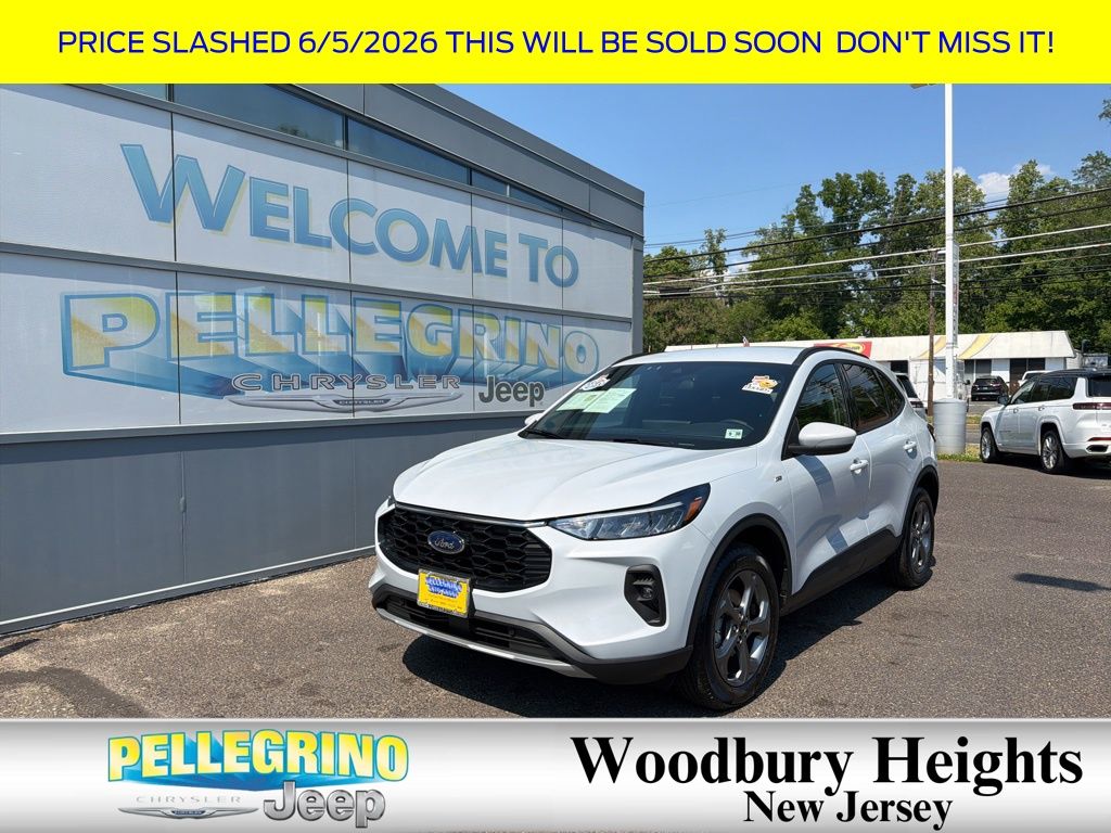 Silver Metallic 2025 Ford Escape Hybrid ST-Line Select AWD SUV / Crossover All-Wheel Drive Continuously Variable Transmission