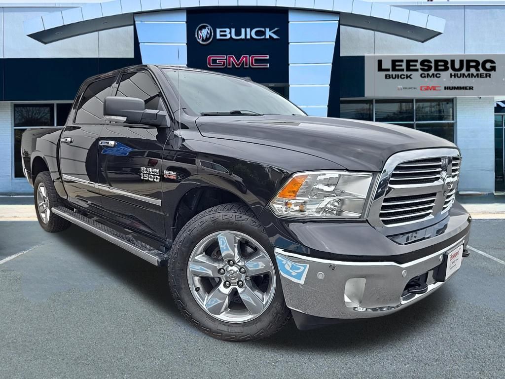 Brilliant Black Crystal Pearlcoat 2017 RAM 1500 Pickup Truck Four-Wheel Drive 8-Speed Automatic