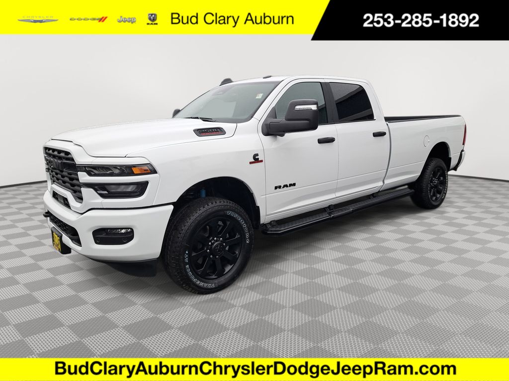 Bright White Clearcoat 2026 RAM 2500 Big Horn Crew Cab LB 4WD Pickup Truck Four-Wheel Drive 8-Speed Automatic