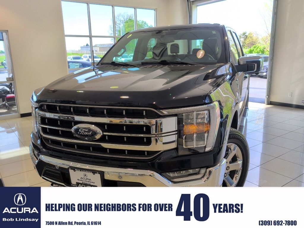 Antimatter Blue Metallic 2021 Ford F-150 Pickup Truck Four-Wheel Drive Automatic