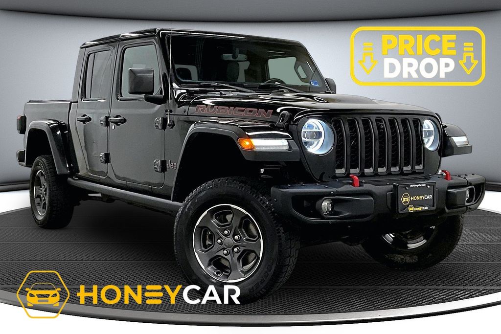 Black Clearcoat 2020 Jeep Gladiator Pickup Truck Four-Wheel Drive 6-Speed Manual