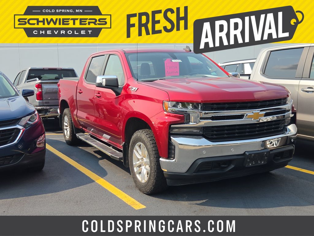 Cherry Red Tintcoat 2022 Chevrolet Silverado 1500 Pickup Truck Four-Wheel Drive 8-Speed Automatic
