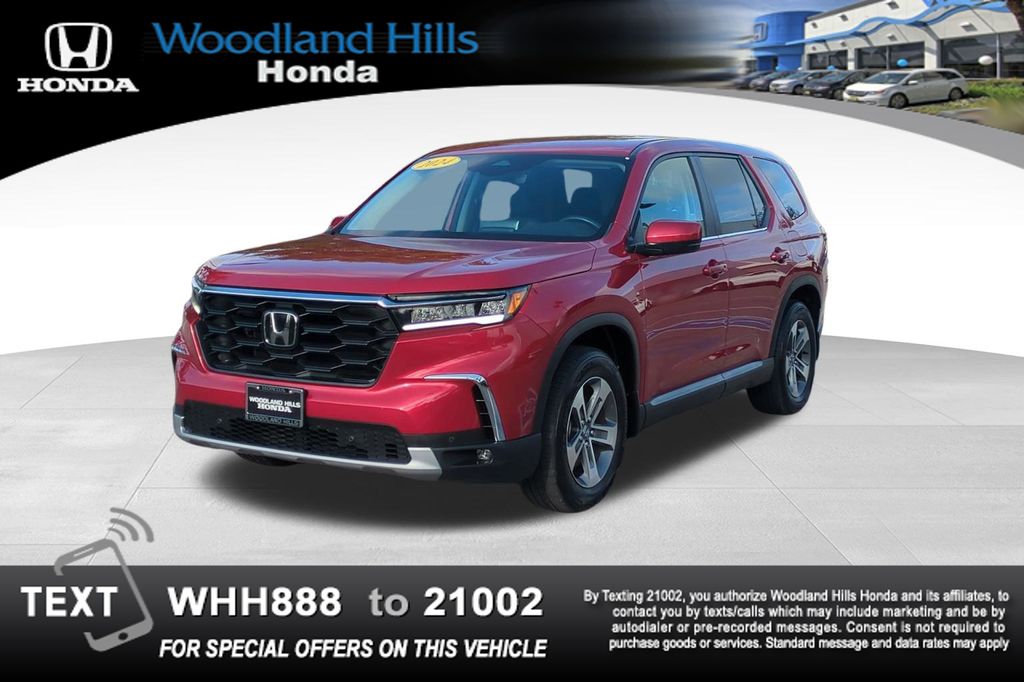 Red 2024 Honda Pilot EX-L FWD SUV / Crossover Front-Wheel Drive Automatic