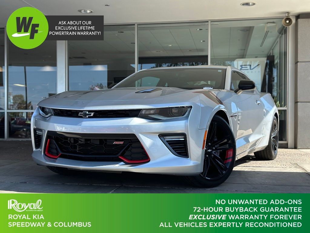 Silver Ice Metallic 2018 Chevrolet Camaro Coupe Rear-Wheel Drive 8-Speed Automatic