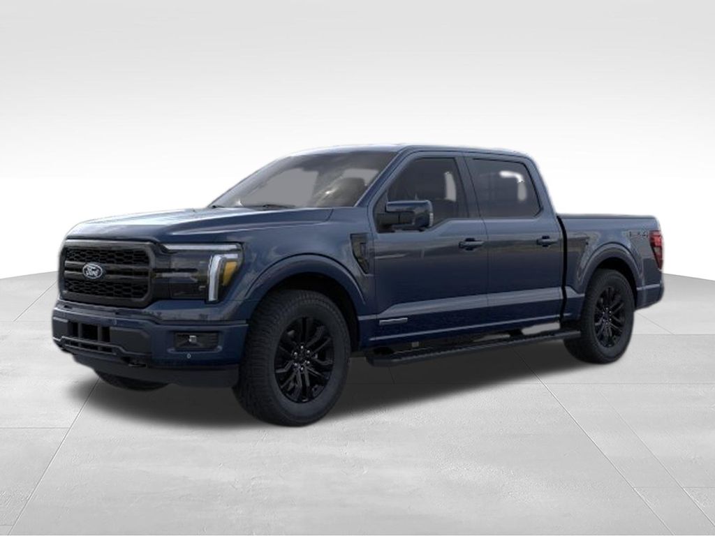 Antimatter Blue Metallic 2026 Ford F-150 Lariat SuperCrew 4WD Pickup Truck Four-Wheel Drive Automatic