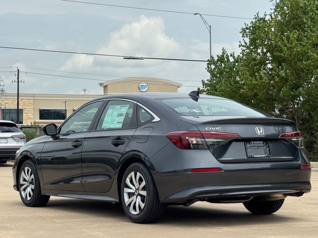 2026 Honda Civic LX Gray at Bayway Cadillac of The Woodlands