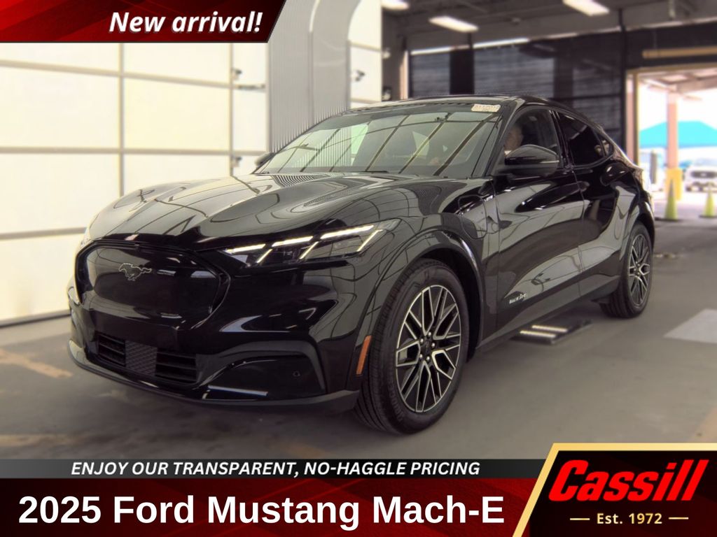 Shadow Black 2025 Ford Mustang Mach-E SUV / Crossover All-Wheel Drive Automatic