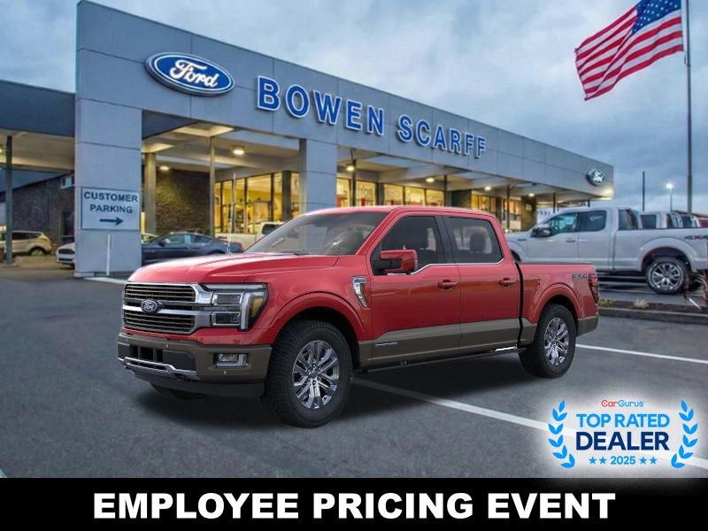 Ruby Red Metallic Tinted Clearcoat 2026 Ford F-150 King Ranch SuperCrew 4WD Pickup Truck Four-Wheel Drive Automatic
