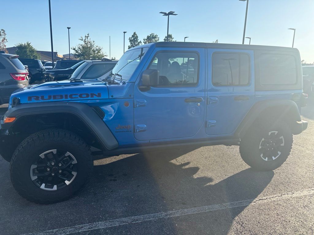 Hydro Blue Pearl Coat 2025 Jeep Wrangler SUV / Crossover Four-Wheel Drive 6-Speed Manual