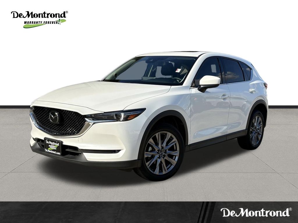 2021 Mazda CX-5 Grand Touring White at DeMontrond Automotive Group