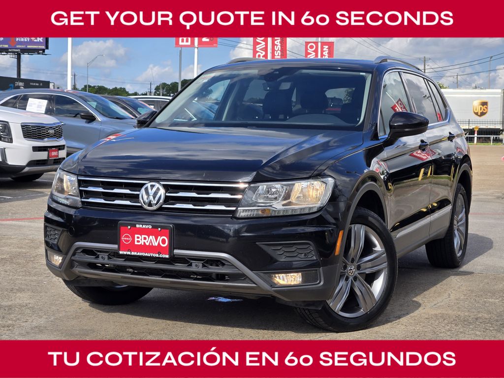 2021 Volkswagen Tiguan 2.0T SEL Black at Durrett Motor Company