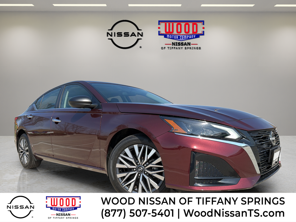 Garnet Pearl Metallic 2024 Nissan Altima 2.5 SV AWD Sedan All-Wheel Drive Continuously Variable Transmission