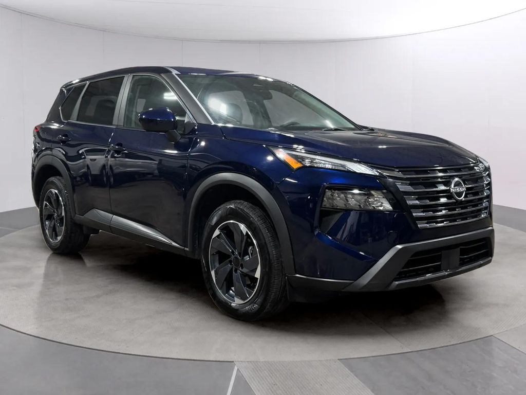 Certified Used 2024 Deep Ocean Blue Pearl Nissan SV image 2