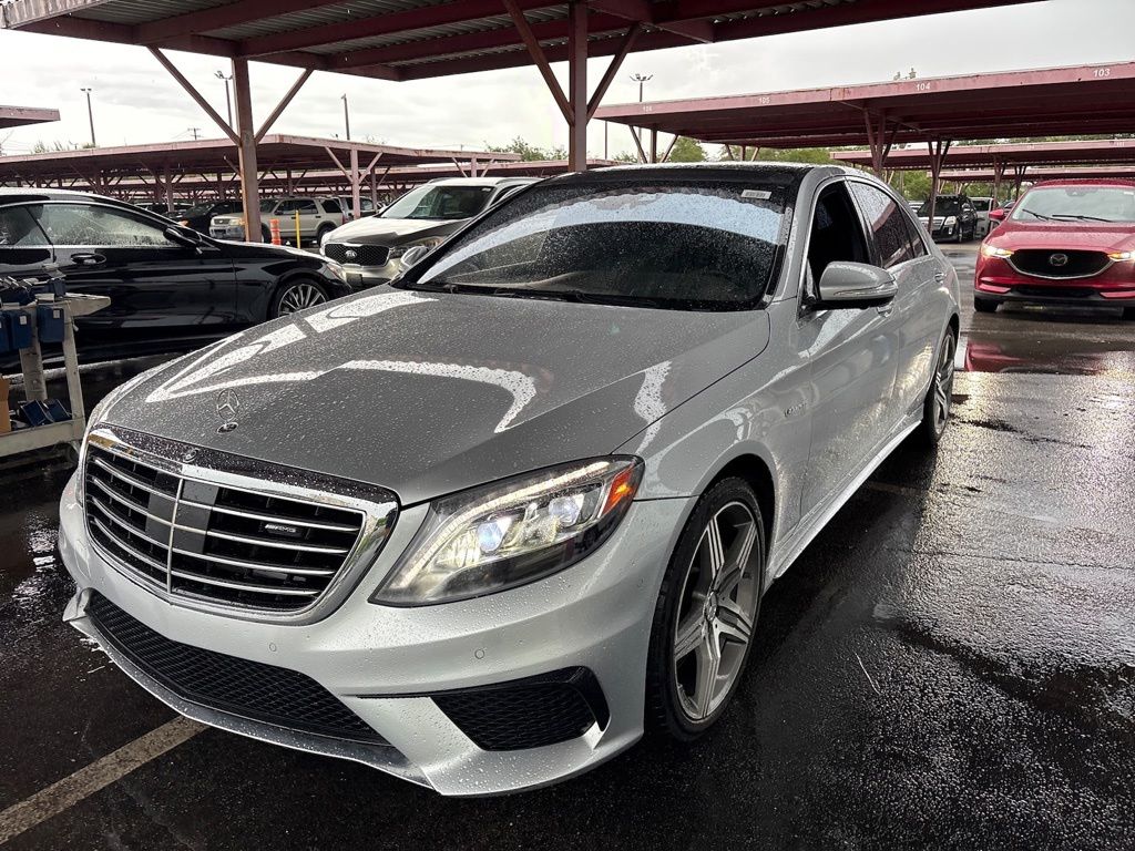 Silver 2016 Mercedes-Benz S-Class Sedan All-Wheel Drive 7-Speed Automatic