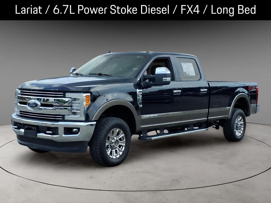 Agate Black Metallic 2019 Ford F-350 Super Duty Pickup Truck Four-Wheel Drive 6-Speed Automatic