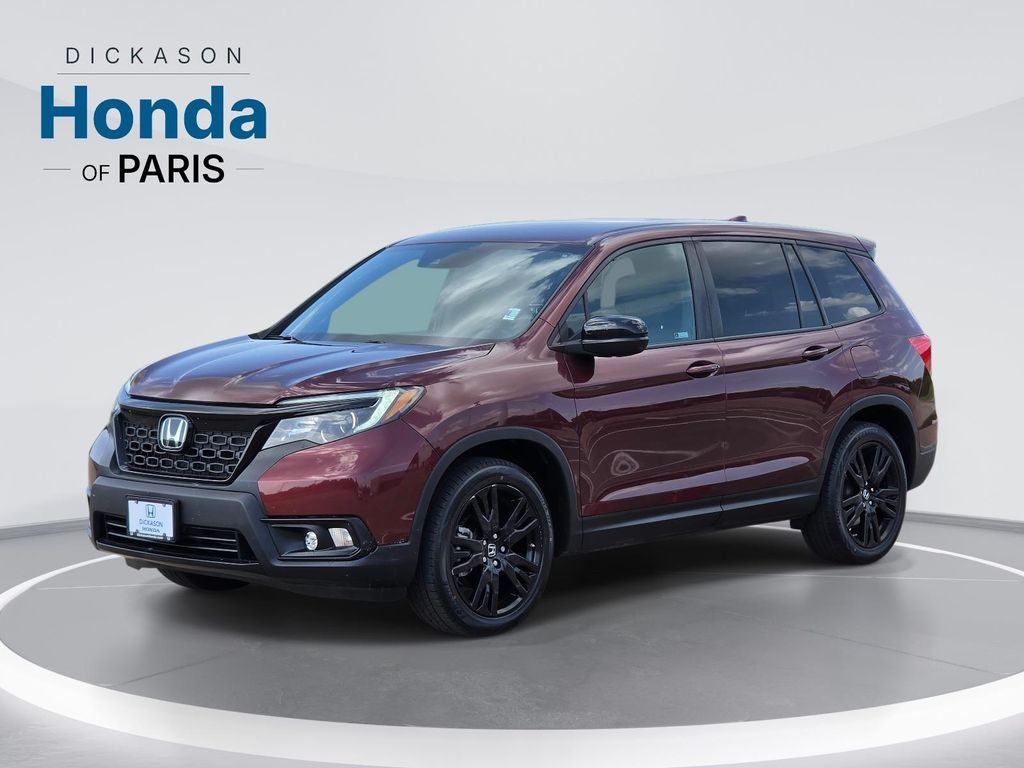 Red (Scarlet) 2020 Honda Passport SUV / Crossover Front-Wheel Drive 9-Speed Automatic