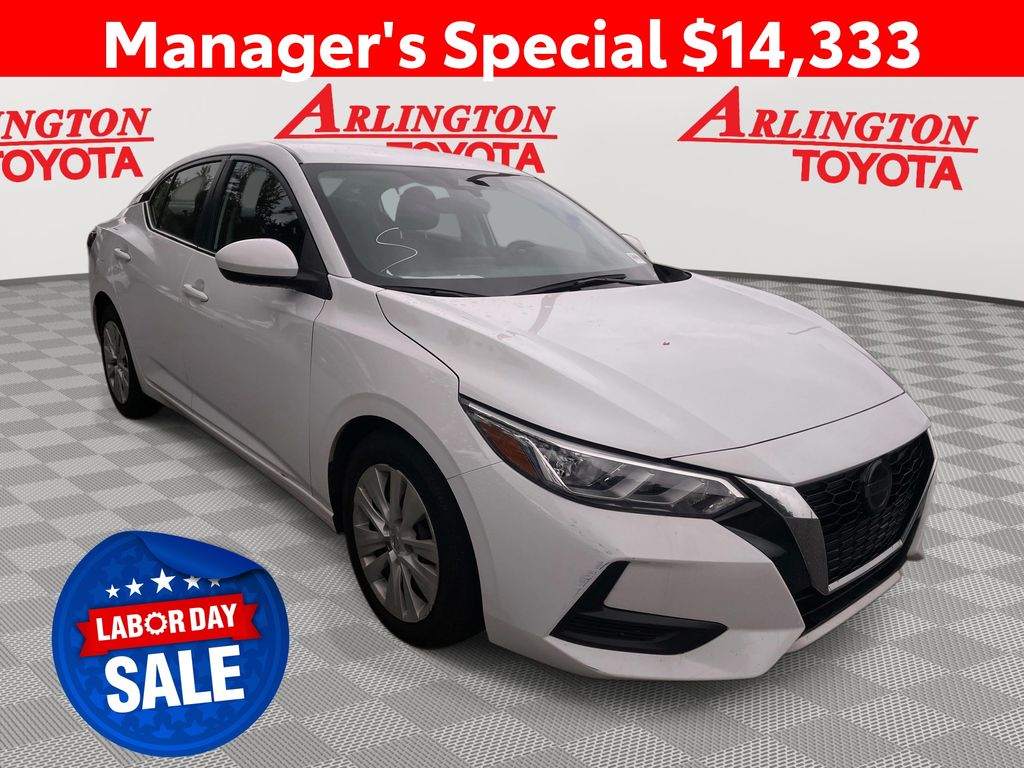 White (Fresh Powder) 2023 Nissan Sentra Sedan Front-Wheel Drive Continuously Variable Transmission