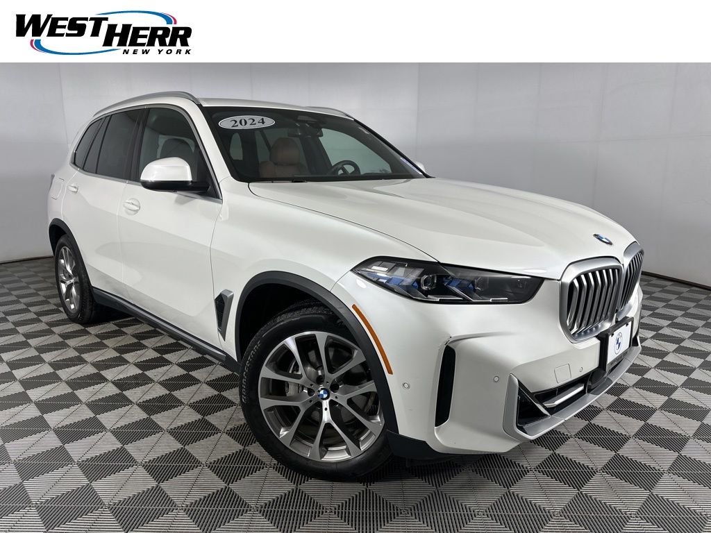 Mineral White Metallic 2024 BMW X5 xDrive40i AWD SUV / Crossover All-Wheel Drive 8-Speed Automatic