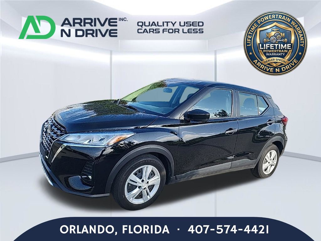 Super Black 2025 Nissan Kicks Play SUV / Crossover Front-Wheel Drive Continuously Variable Transmission