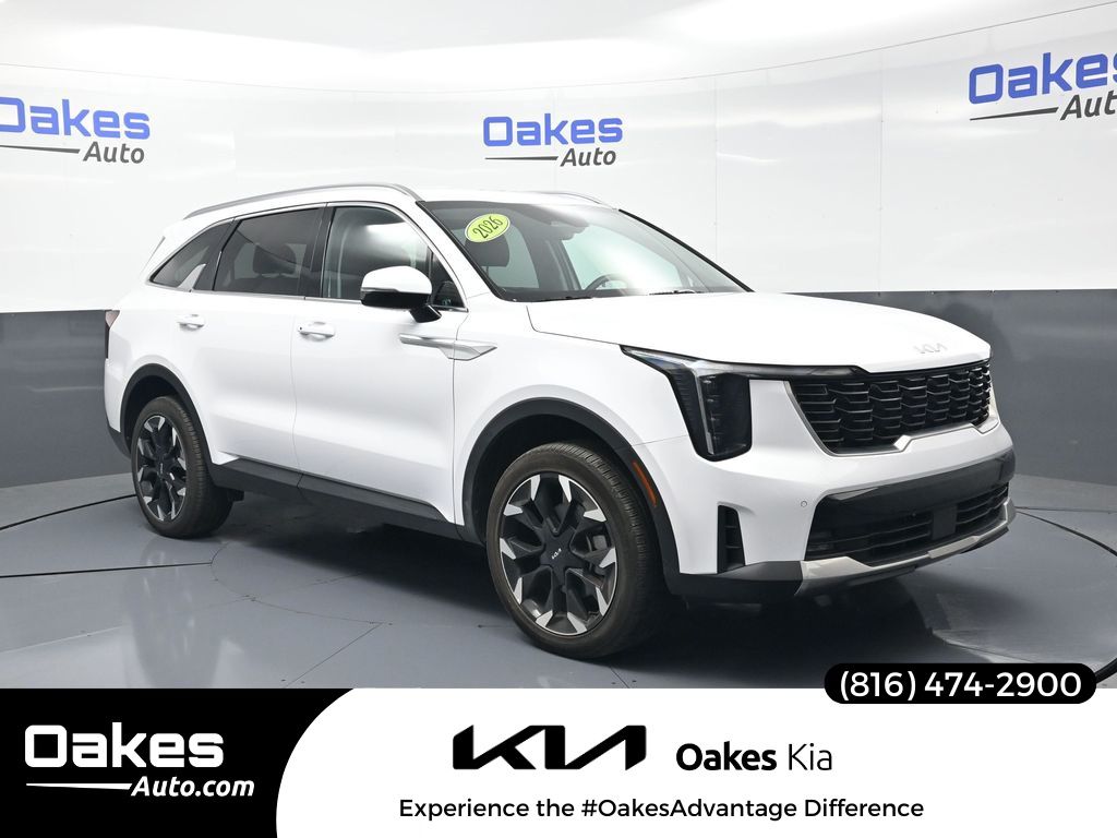 Glacial White Pearl 2026 Kia Sorento SUV / Crossover All-Wheel Drive 8-Speed Dual Clutch