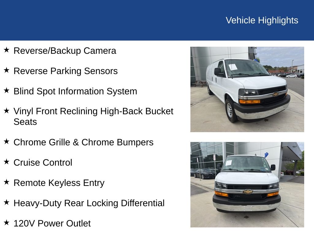 2026 Chevrolet Express Cargo 2500 Extended Wheelbase, WT, RWD