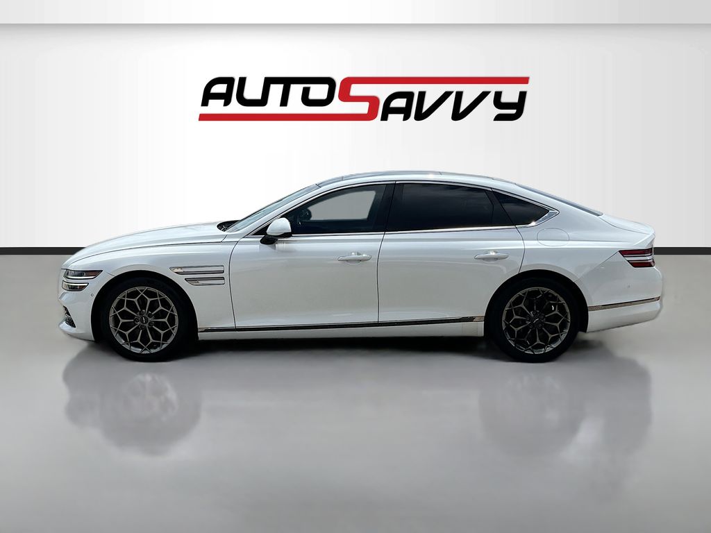 2021 Genesis G80 2.5T White at AutoSavvy Houston Northwest