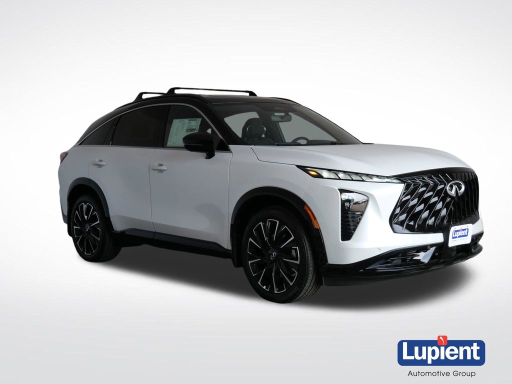 Radiant White/Black Obsidian 2027 INFINITI QX65 SUV / Crossover All-Wheel Drive 9-Speed Automatic