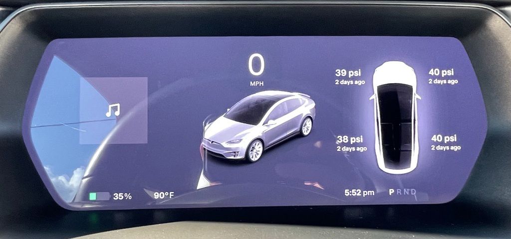 2017 Tesla Model X  Silver at Autostrade