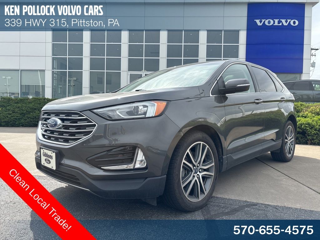Gray (Magnetic) 2019 Ford Edge Titanium AWD SUV / Crossover All-Wheel Drive 8-Speed Automatic