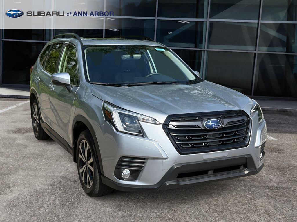 Ice Silver Metallic 2023 Subaru Forester SUV / Crossover All-Wheel Drive Continuously Variable Transmission