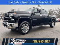 Black 2025 Chevrolet Silverado 3500HD LTZ Crew Cab 4WD Pickup Truck Four-Wheel Drive Automatic