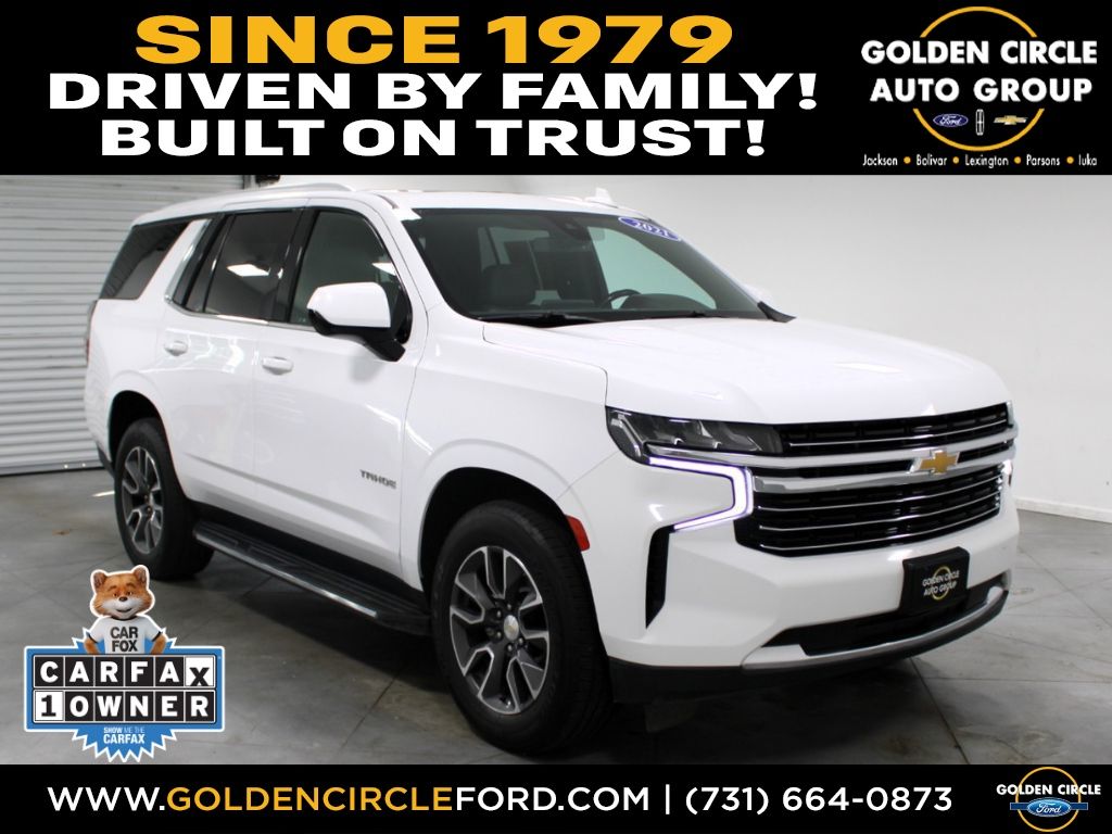 Summit White 2021 Chevrolet Tahoe SUV / Crossover 4X2 