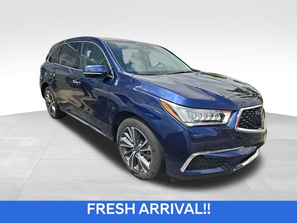 Apex Blue Pearl 2020 Acura MDX SUV / Crossover All-Wheel Drive 9-Speed Automatic