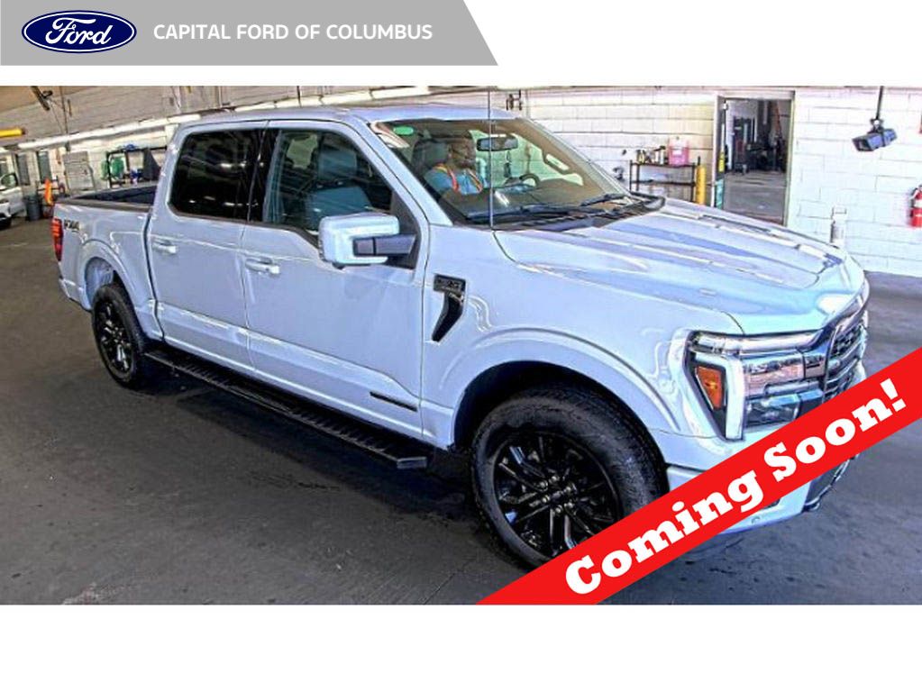 White Metallic 2025 Ford F-150 Pickup Truck Four-Wheel Drive Automatic