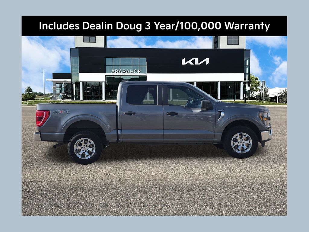 Gray Metallic 2023 Ford F-150 Pickup Truck Four-Wheel Drive Automatic