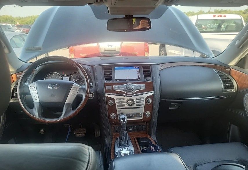 2019 Black Obsidian INFINITI QX80 LUXE 4X4 SUV