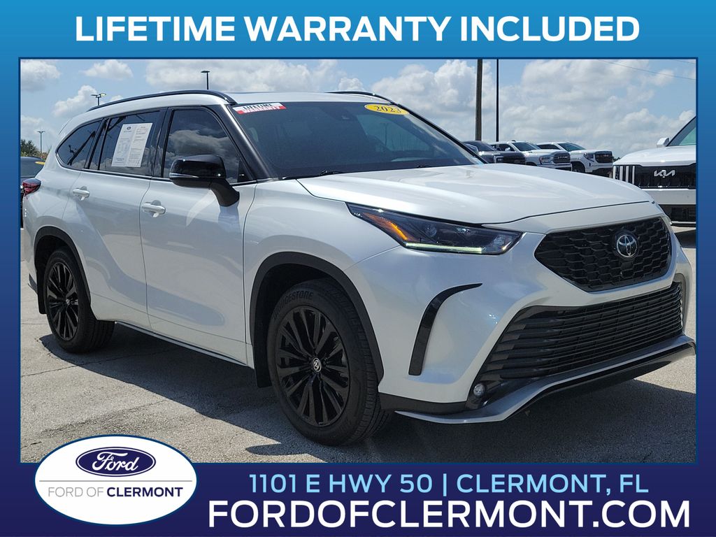 White (Wind Chill Pearl) 2023 Toyota Highlander SUV / Crossover Front-Wheel Drive 8-Speed Automatic