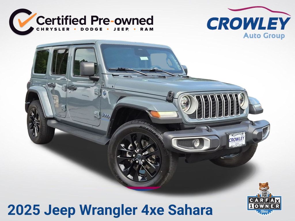 Anvil Clear Coat 2025 Jeep Wrangler 4xe SUV / Crossover Four-Wheel Drive 8-Speed Automatic