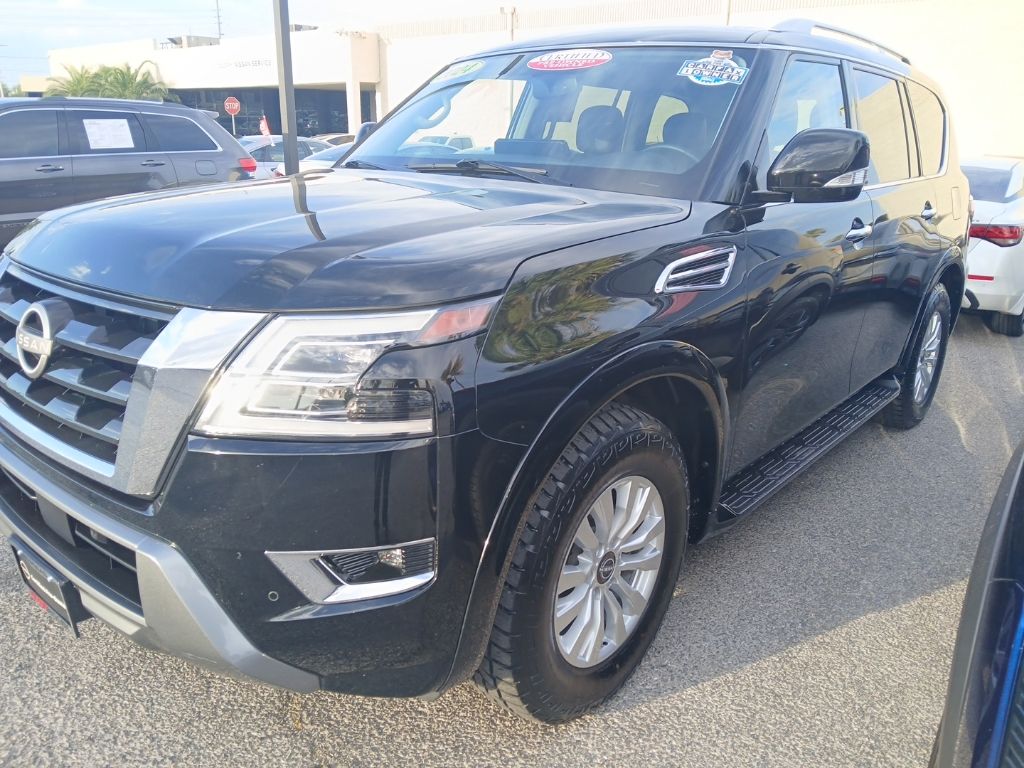 Super Black 2024 Nissan Armada SUV / Crossover Four-Wheel Drive 7-Speed Automatic