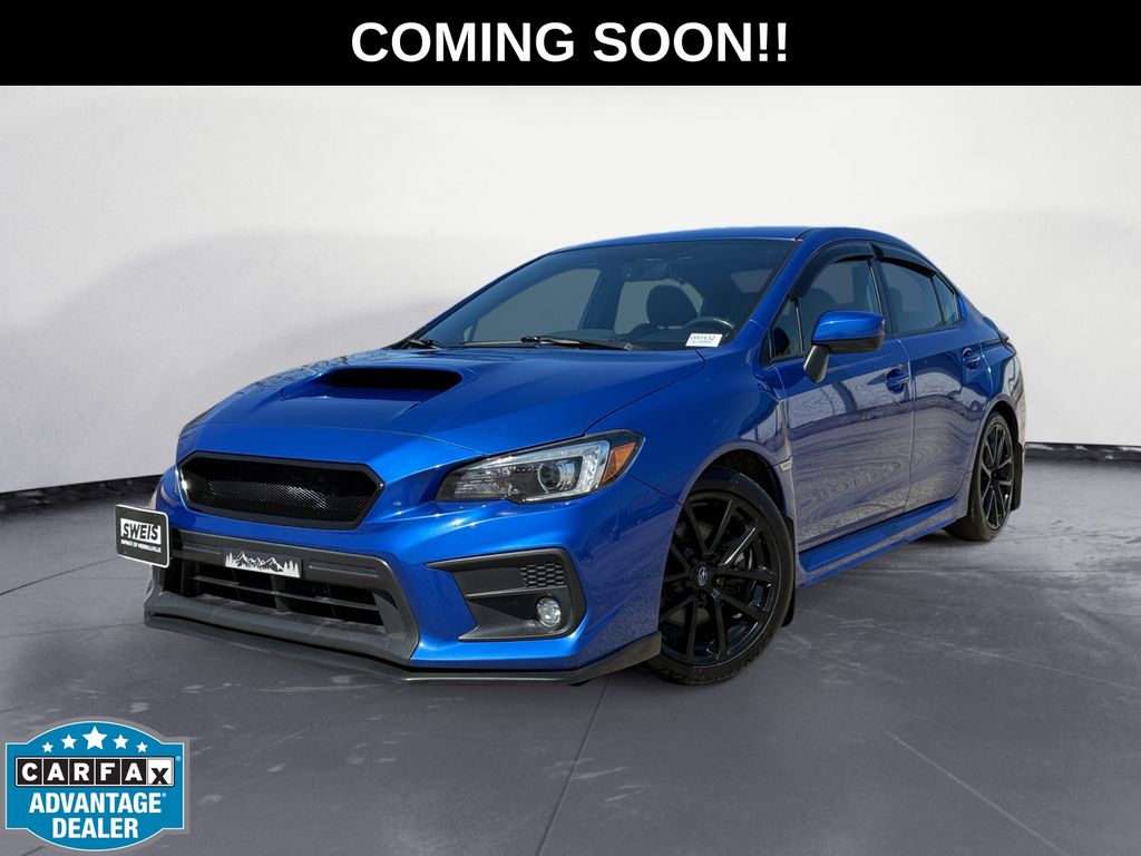 WR Blue Pearl 2018 Subaru WRX Limited Sedan All-Wheel Drive 6-Speed Manual