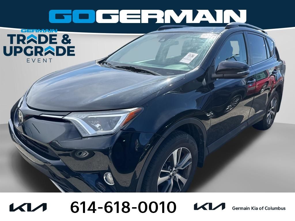 Black 2017 Toyota RAV4 XLE AWD SUV / Crossover All-Wheel Drive 6-Speed Automatic