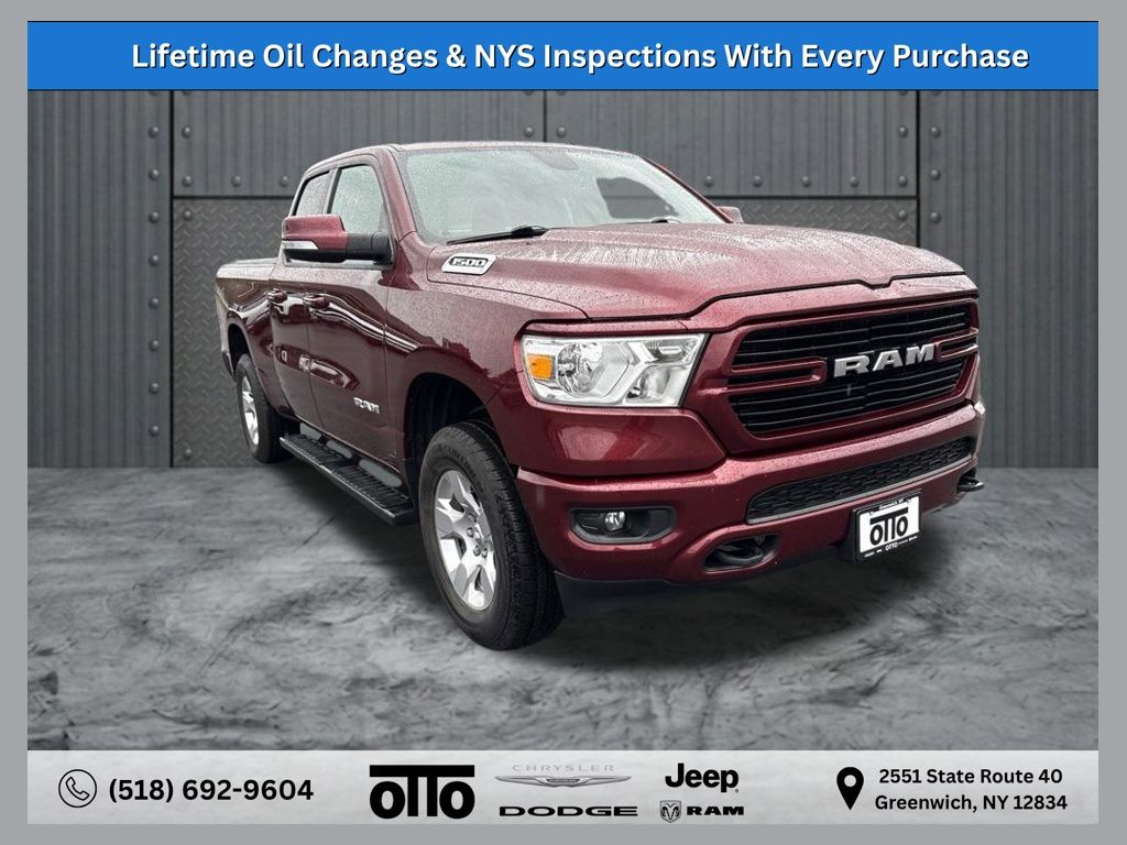Delmonico Red Pearlcoat 2020 RAM 1500 Pickup Truck Four-Wheel Drive 8-Speed Automatic
