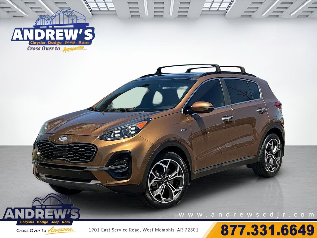 Red (Burnished Copper) 2020 Kia Sportage SUV / Crossover 6-Speed Automatic Overdrive