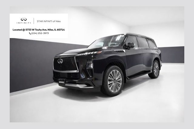 Black Obsidian 2026 INFINITI QX80 Luxe 4WD SUV / Crossover All-Wheel Drive 9-Speed Automatic